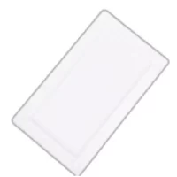 صواني مستطيل شفاف رقم 1  50PCS  RECT. CLEAR PLATS
