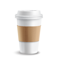 PAPER CUP SLEEVE FOR 12OZ CUP 1000PCS سليف كب