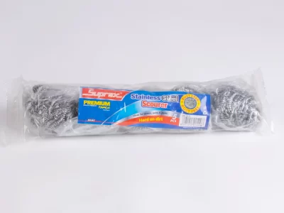 STAINLESS STEEL SCRUBBER60*10 PCS سيم المنيوم 60*10 حبة