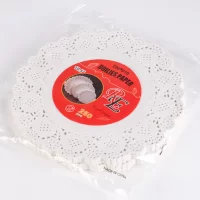 10.5" ROUND WHITE DOILIES 8*250PCS ورق دانتيل مدور