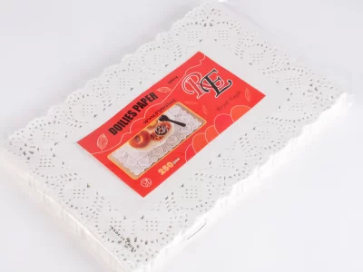 8*12" RECT. WHITE PAPER DOILIES 12*250PCS ورق دانتيل مستطيل