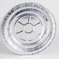ALUM. PLATE ROUND MEDIUM C-101 100PCS صوانى المنيوم وسط