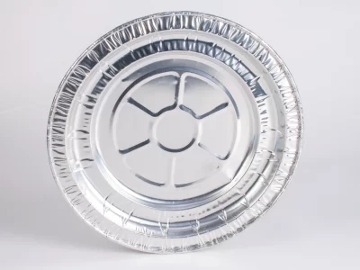 ALUM. PLATE ROUND MEDIUM C-101 100PCS صوانى المنيوم وسط