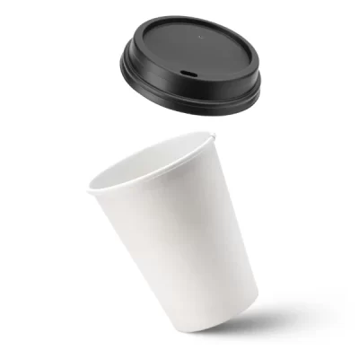 LID FOR PAPER CUP 12OZ 1000 PCS غطاء كاسات قهوة 12 اونز 1000 حبة