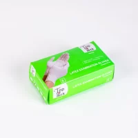 LATEX EXAMINATION GLOVES CLEAR SMALL 10*100PCS