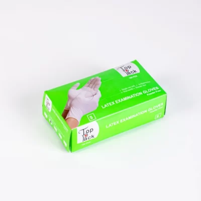 LATEX EXAMINATION GLOVES CLEAR SMALL 10*100PCS