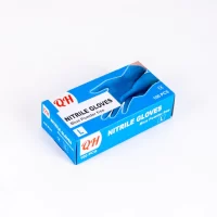 VINYL GLOVES BLUE MEDIUM POWDER FREE 10*100 PCS كفوف فانيل ازرق وسط بدون بودر