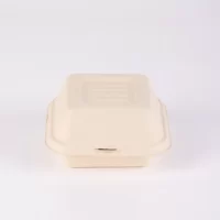 6" SUGARCANE BURGER BOX 10*50PCS علب صحي برجر