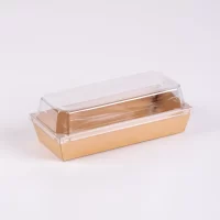 KRAFT RECT. BOX 15.5*8.5*3.5CM W/LID 1000PCS