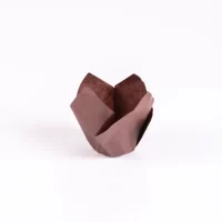 BROWN TULIP  CACK CUP 15CM  2500PCS كبسول كيك بني توليب 15سم* 2500حبة