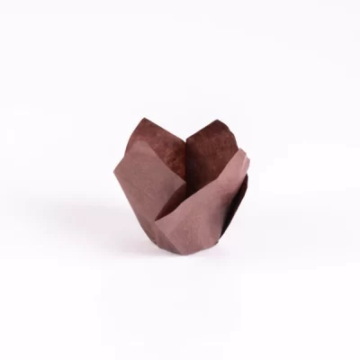 BROWN TULIP  CACK CUP 15CM  2500PCS كبسول كيك بني توليب 15سم* 2500حبة
