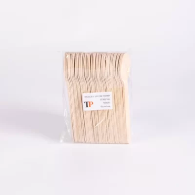 WOODEN TEA SPOON 40*50PCS ملاعق شاي خشب