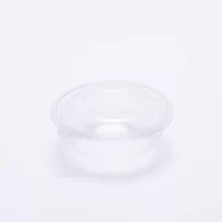 CLEAR ROUND SALAD BOWL 24OZ W/LID 300PCS