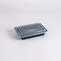 32OZ RECT. MICRO. CONT. W/LIDS 150PCS RE32 ماعون ميكرويف مستطيل