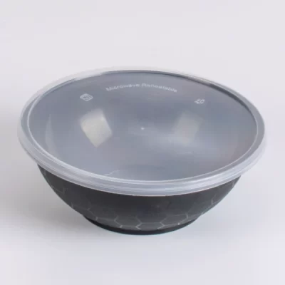MICRO. CONT. ROUND W/LID 20OZ 150PCS ماعون ميكرويف