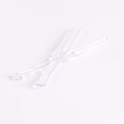 TRANSPARENT DESSERT FORK 2(  ) 5000PCS شوك حلو شفاف