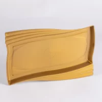 صواني مستطيل 441 ذهبي  GOLDEN RECT. PLATES 441 30PCS