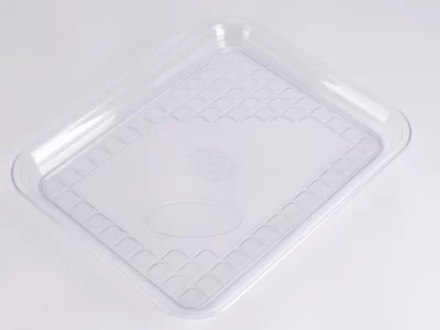 17X12X3.5CM CRYSTAL BOX 100PCS علب حلويات كريستال مستطيل