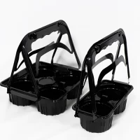 Plastic cup holder