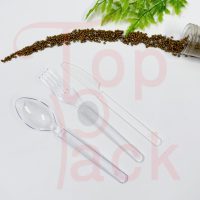 ICE CREAM SPOON CLEAR SMALL 20*100PCS ملاعق ايس كريم شفاف صغير