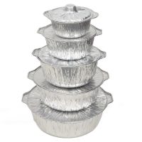 ALUM. PLATTER OVAL MEDIUM NO. 2 50PCS جاط المنيوم