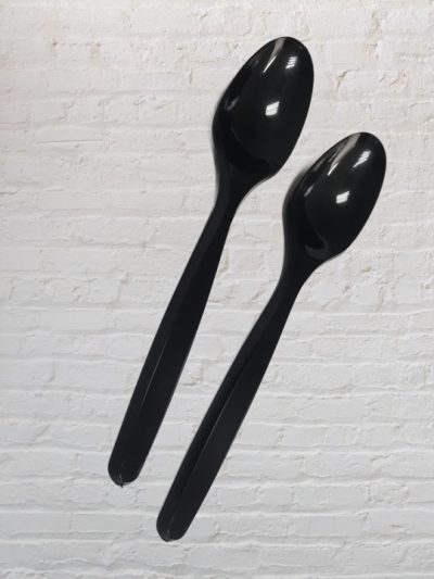 QP BLACK SPOON 20*50PCS ملاعق اسود
