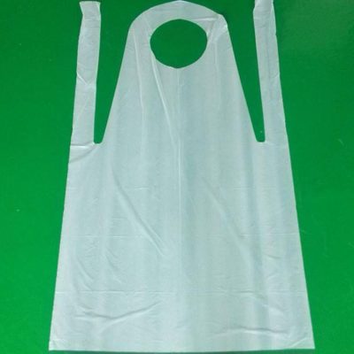PLASTIC APRON WHITE 10*100 PCS مريول بلاستيك