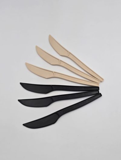 CORNSTARCH KNIFE BLACK 20*50PCS سكين