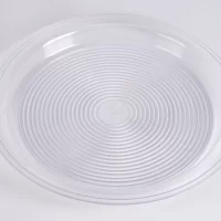 صواني عادي 27CM CLEAR ROUND TRAYS 70PCS
