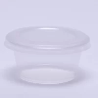 2OZ PORTION CUP CLEAR W/LID 20*100PCS علب ثوم شفاف