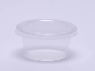 2OZ PORTION CUP CLEAR W/LID 20*100PCS علب ثوم شفاف