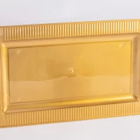 صواني مستطيل ذهبي RECT. TRAYS GOLDEN 441 30PCS