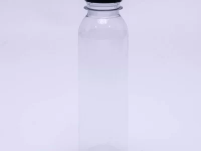 330ML CLEAR ROUND BOTTLE W/LID 300PCS بطل شفاف مدور