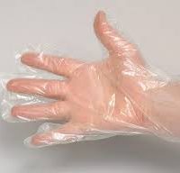 PLASTIC GLOVES HDPE CLEAR X-LARGE 100*100PCS كفوف بلاستيك  توب باك