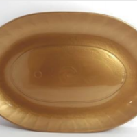 جاط بيضاوي ذهبي ديزاينGOLDEN TRAYS OVAL DESIGN 30PCS