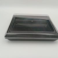 24.5X21X5CM BLACK CRYSTAL BOX 35PCS علب حلويات كريستال اسود