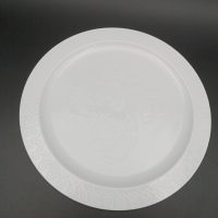 9OZ ROUND FOAM PLATE 500PCS صحن فلين دائري