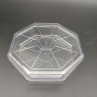 علب كريتسال سداسية CRYSTAL BOX CLEAR HEXAGONAL 50PCS