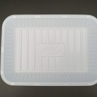 NO. 4 WHITE RECT. DISH 10*50PCS صحن مستطيل