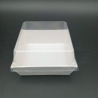 10.5*10.5 3.5CM WHITE PAPER SQUARE BOX W/LID 1000PCS علب كرافت مربع ابيض