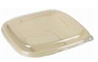 32OZ SUGARCANE CONT. CURVED SQUARE W/LID 300PCS شكركان